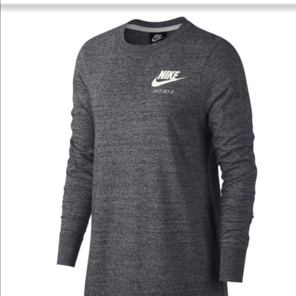 Nike dark gray long sleeve dress